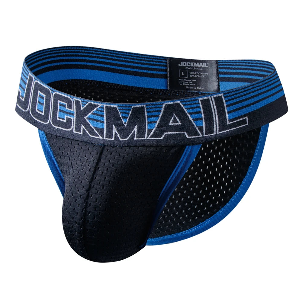 JOCKMAIL Men's Mesh Jockstrap Underwear