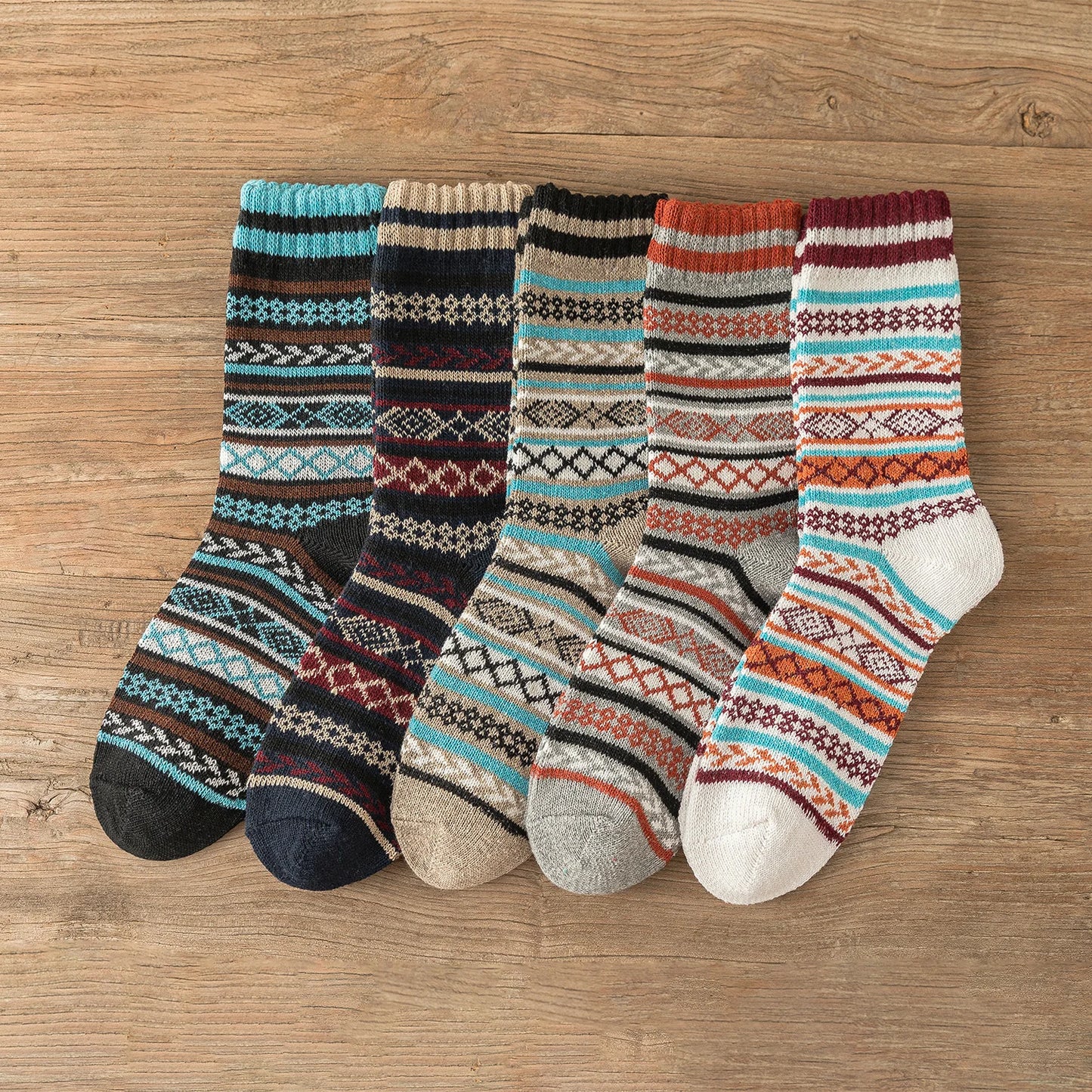 Men's Winter Socks (5 Pairs)