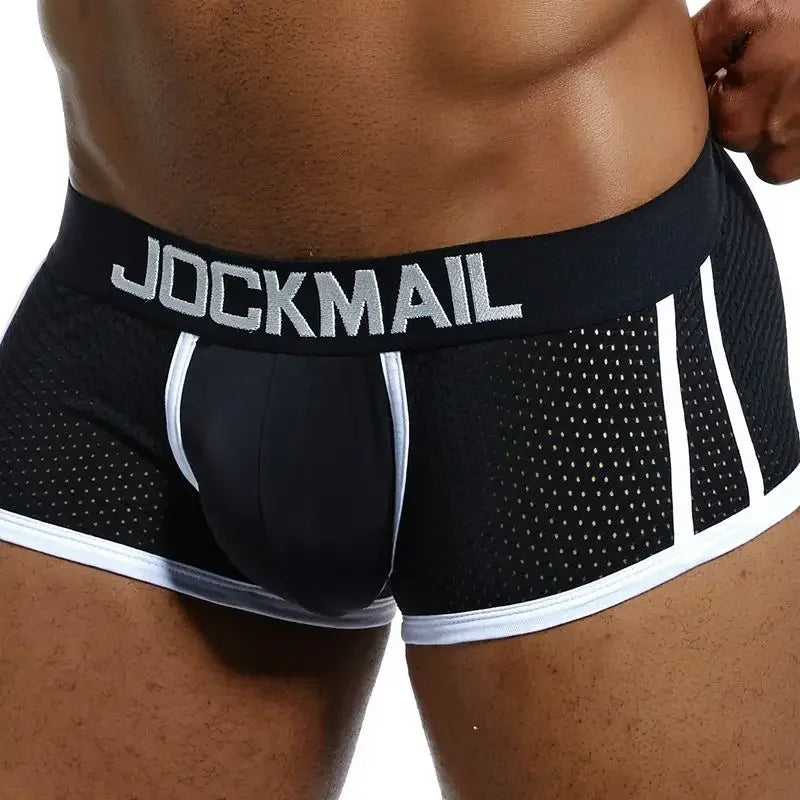 JOCKMAIL Men's Breathable Mesh Underwear