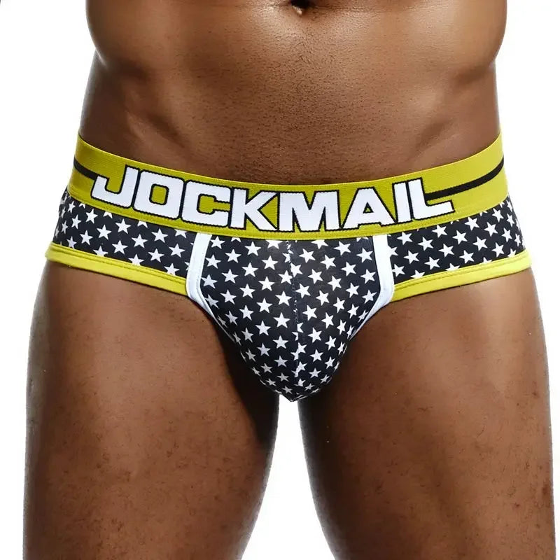 JOCKMAIL Men's Low Waist Bulge Pouch Brief Underwear
