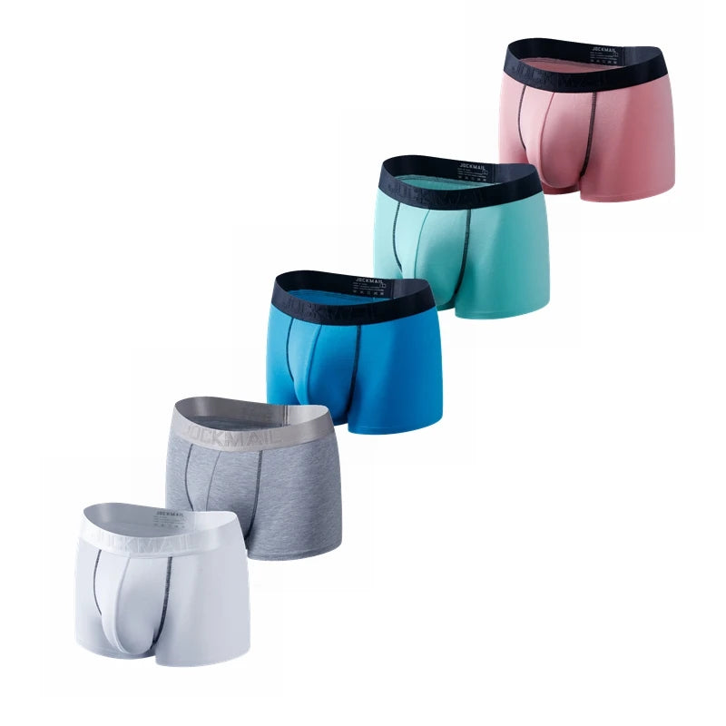 JOCKMAIL Men's Soft Scrotum Care Capsule Separation Boxers Underwear