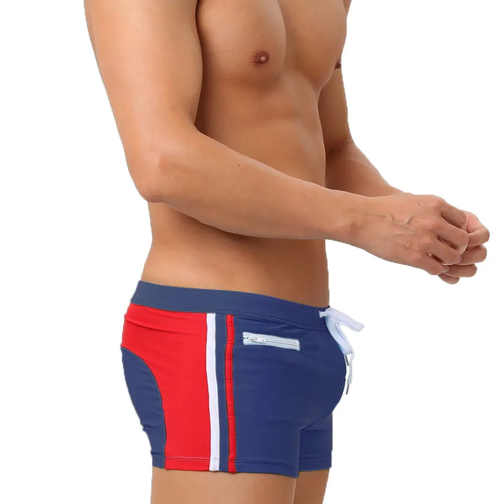 UXH Men's Swimming Trunks with Pocket Swimwear