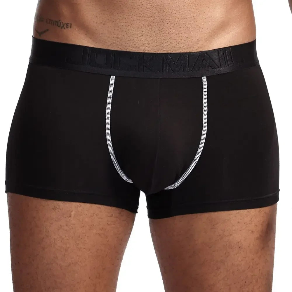 JOCKMAIL Men's Soft Scrotum Care Capsule Separation Boxers Underwear