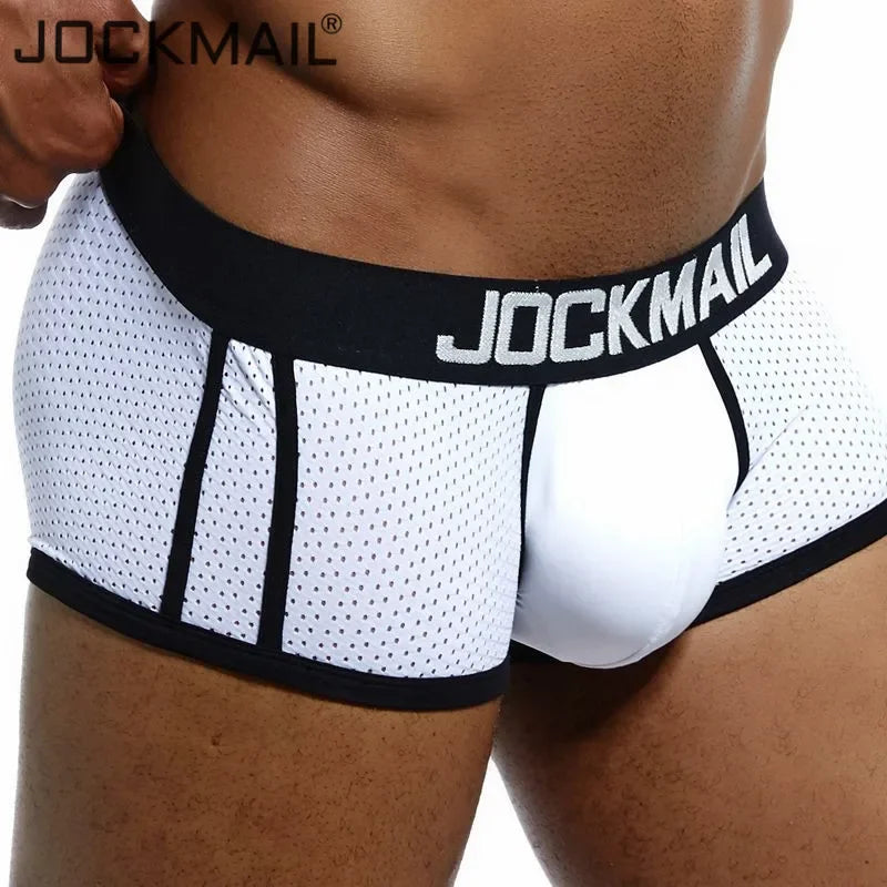 JOCKMAIL Men's Breathable Mesh Underwear
