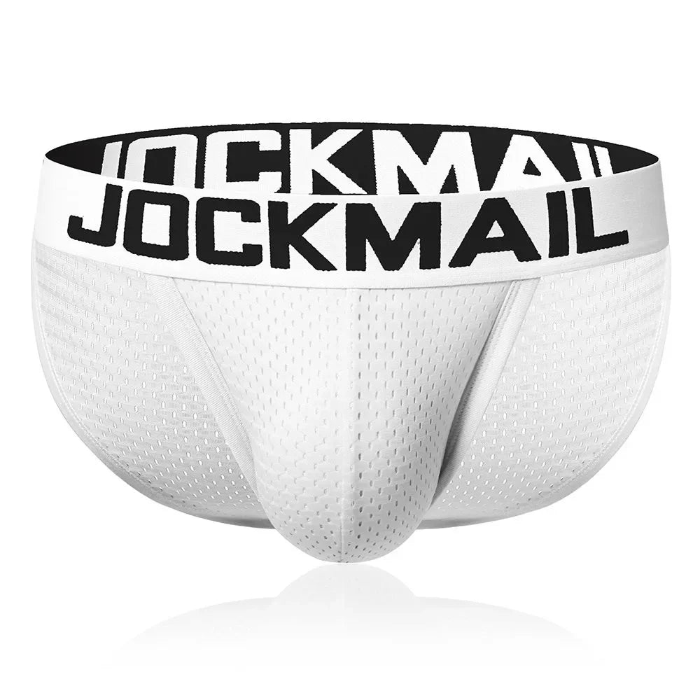 JOCKMAIL Men's Quick-Dry Mesh Brief Underwear