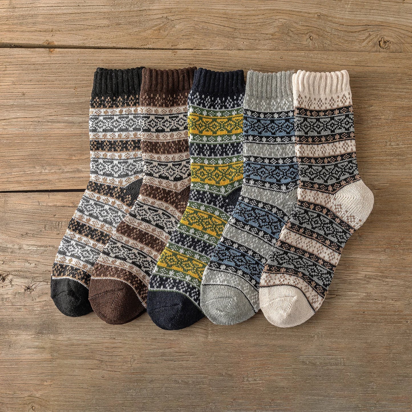 Men's Winter Socks (5 Pairs)