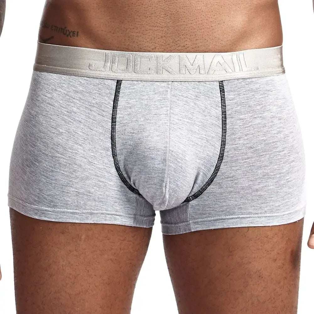 JOCKMAIL Men's Soft Scrotum Care Capsule Separation Boxers Underwear