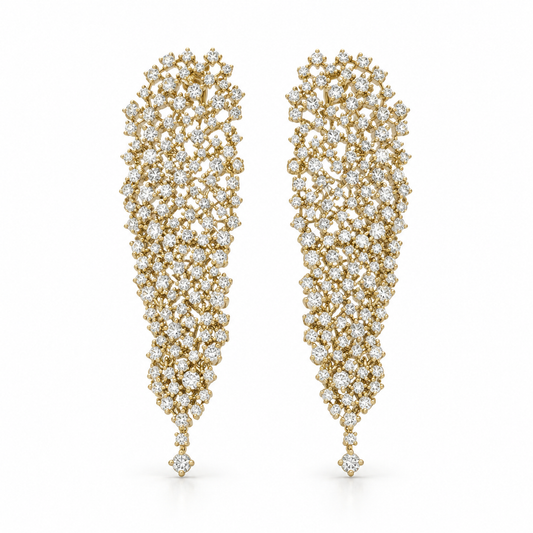 Vionette Crystal Drop Earrings