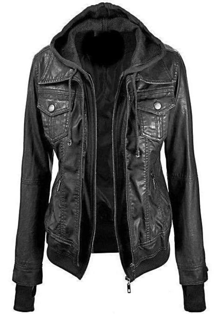 Chaqueta de cuero para mujer Annalise