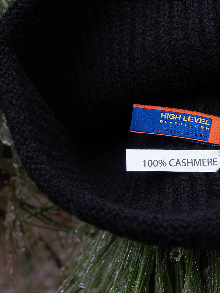 Gorro de cachemira HL negro