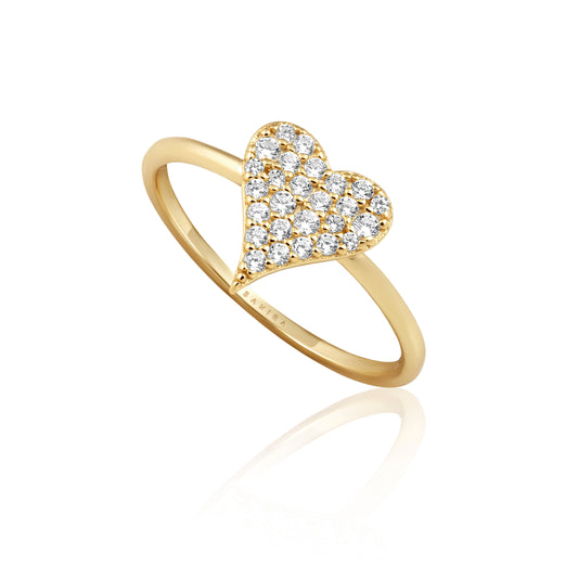 Audrey Heart Ring
