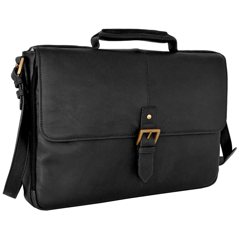 Hidesign Charles Leather 15" Laptop Compatible Briefcase Work Bag