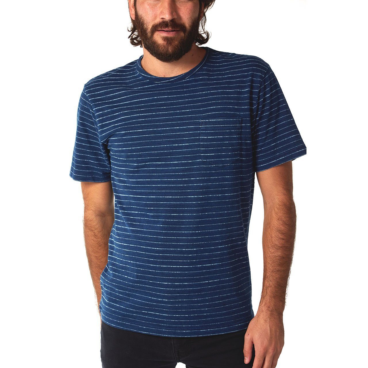 Camiseta Lucas Indigo Jacquard