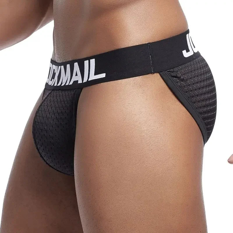 JOCKMAIL Men's Ice Silk Mesh Underwear