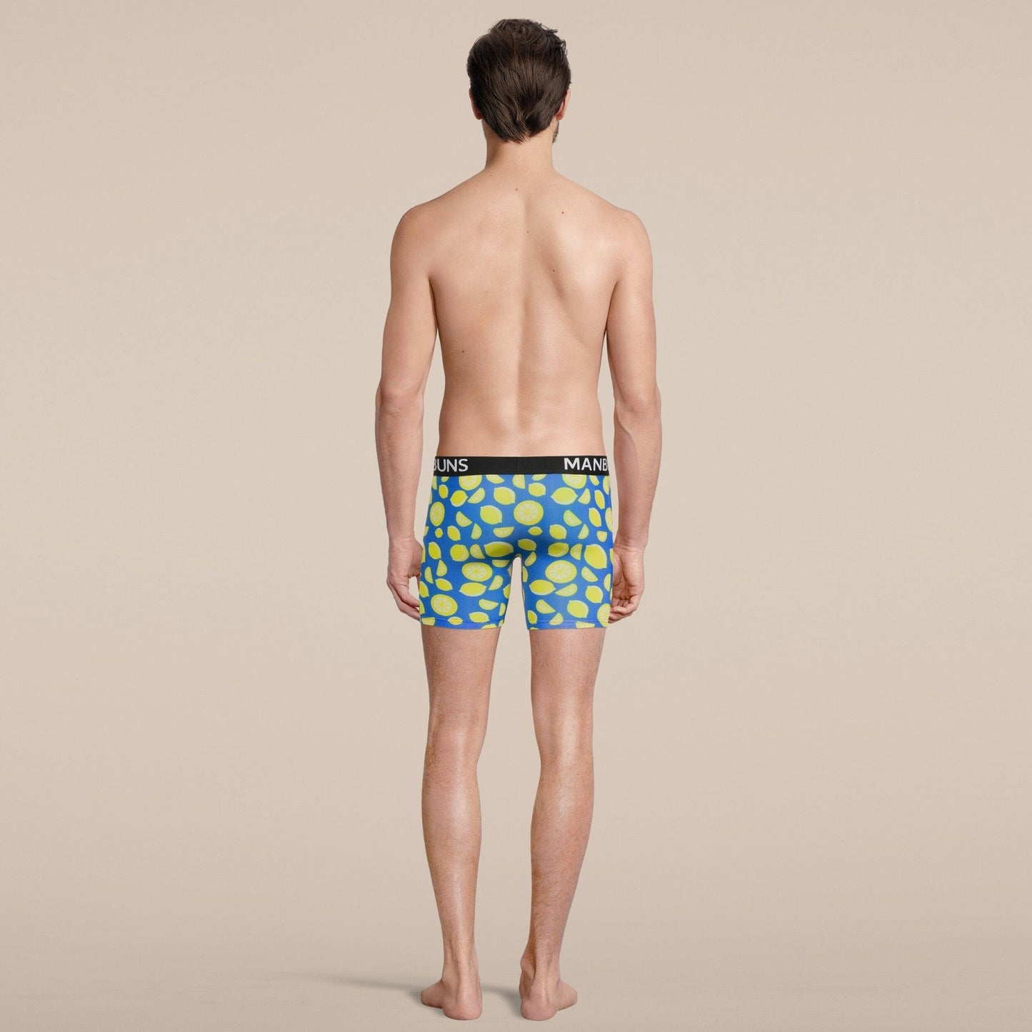 Men's Lemon Boxer Brief Underwear