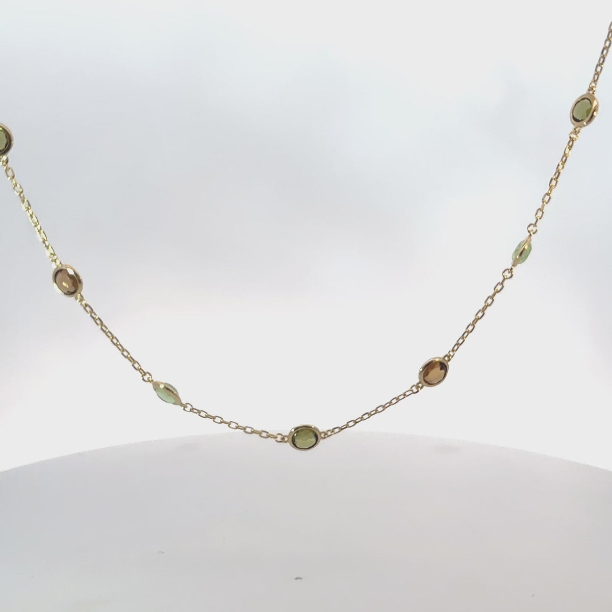 Sardinia Necklace Gold the Greens