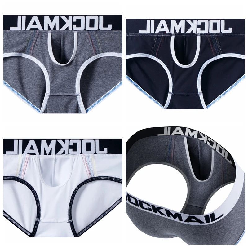 JOCKMAIL Men's Cotton Brief Underwear