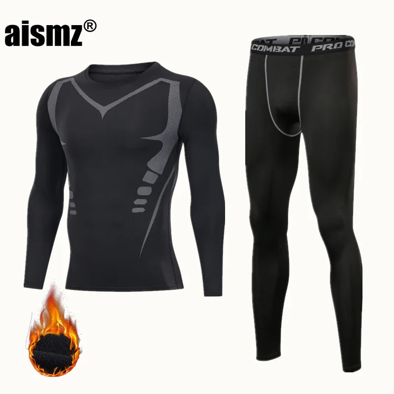 Compression Fleece Winter Long Johns Thermal Underwear