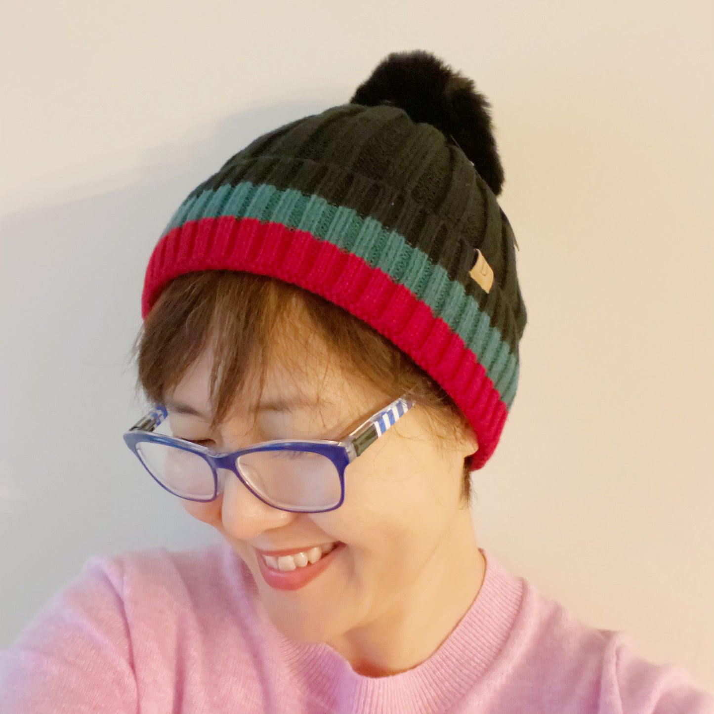 Deluna Stripe Beanie