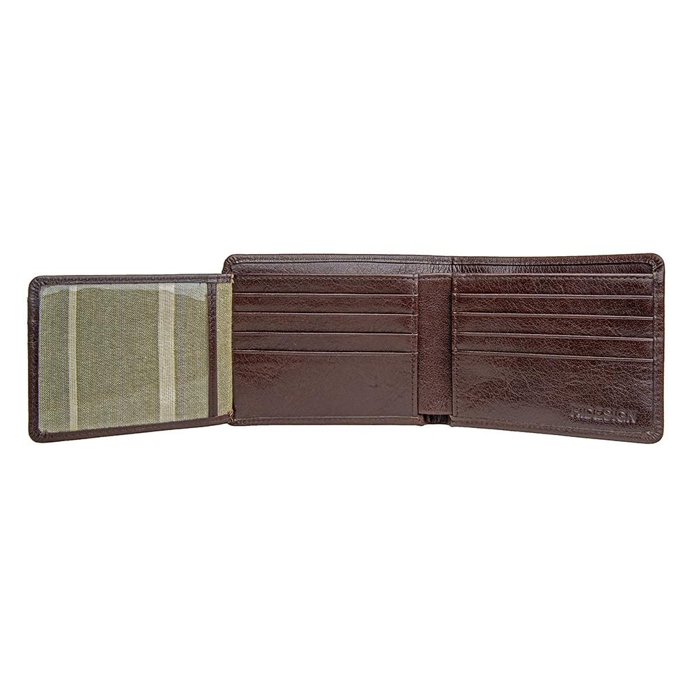 Vespucci RFID Blocking Buffalo Leather Trifold Wallet