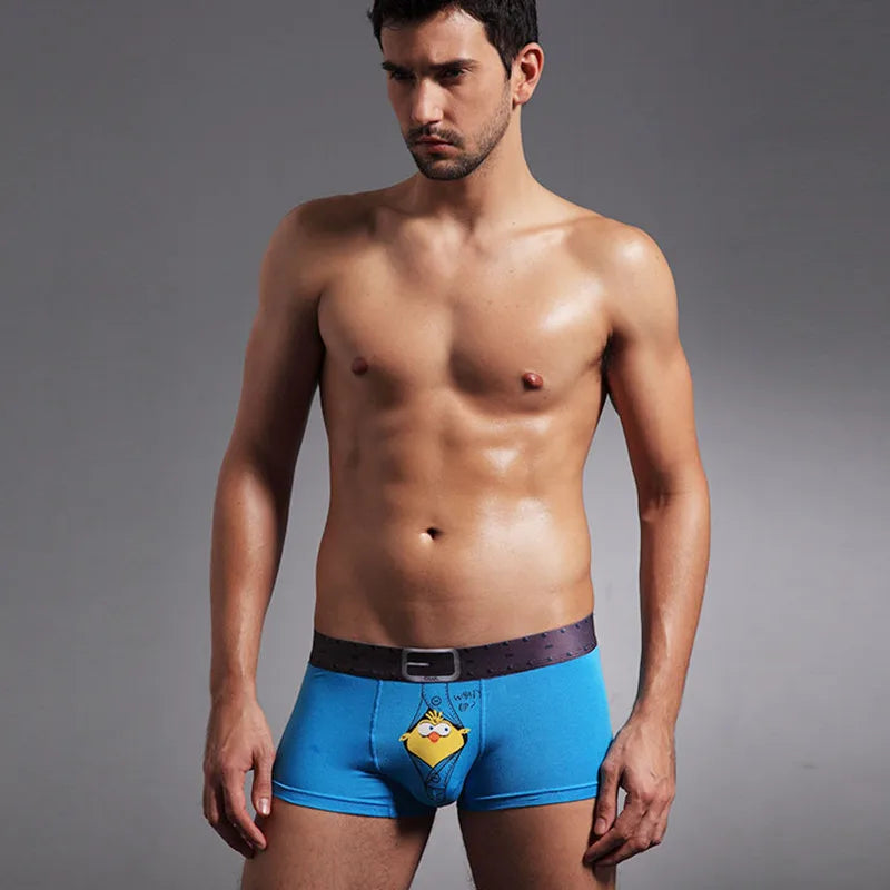 Calzoncillos tipo bóxer y slip para hombre de Christie Kirkland con divertidos dibujos animados