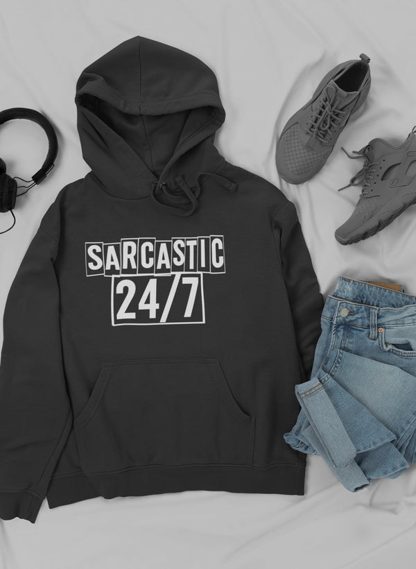 Sudadera con capucha Sarcastic 24/7