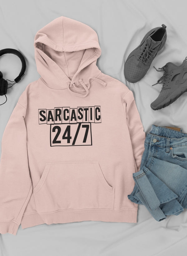 Sudadera con capucha Sarcastic 24/7