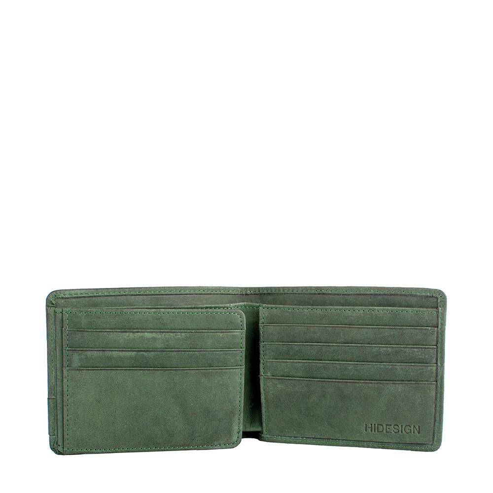 Camel  RFID Blocking Trifold Leather Wallet