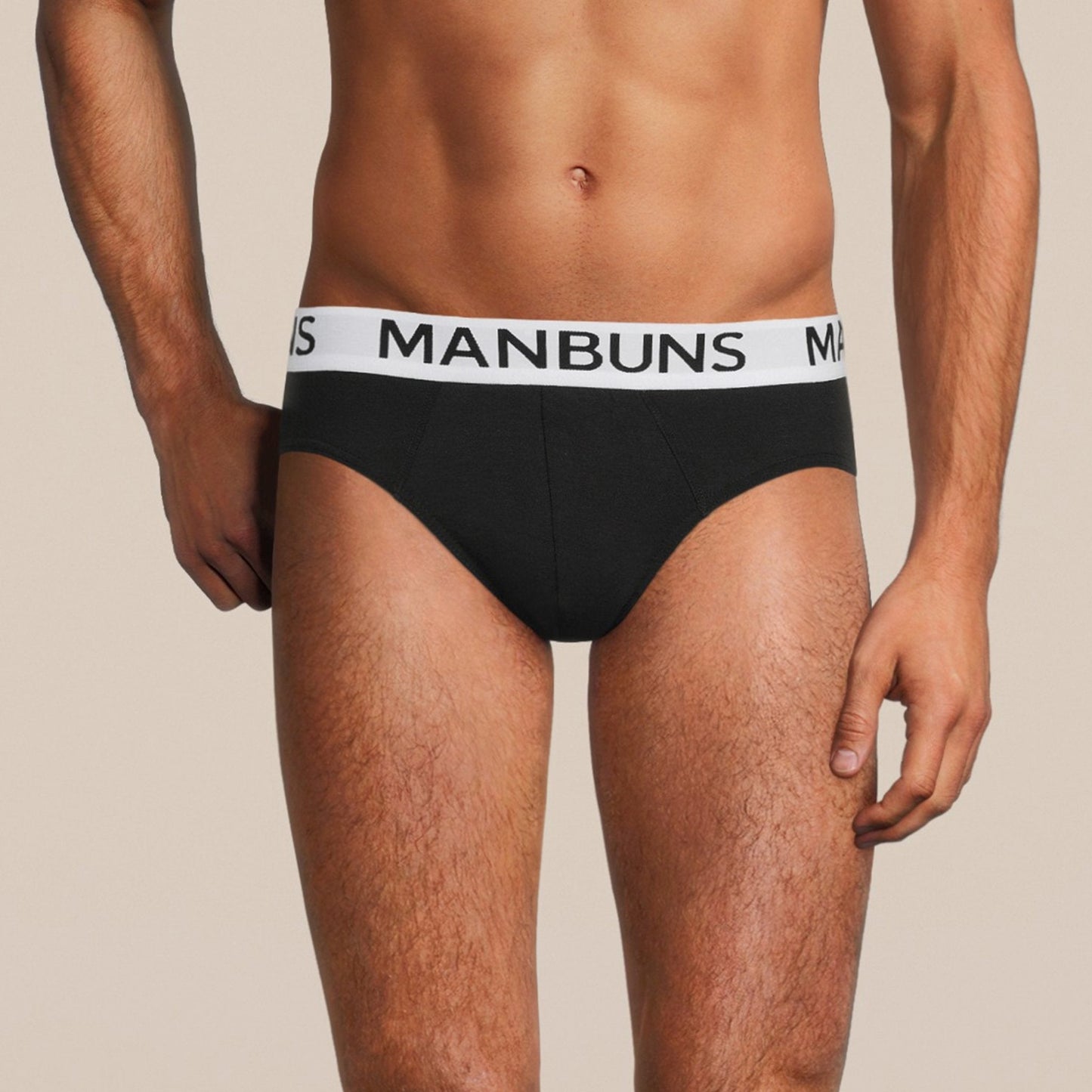 Calzoncillos clásicos negros tipo slip para hombre