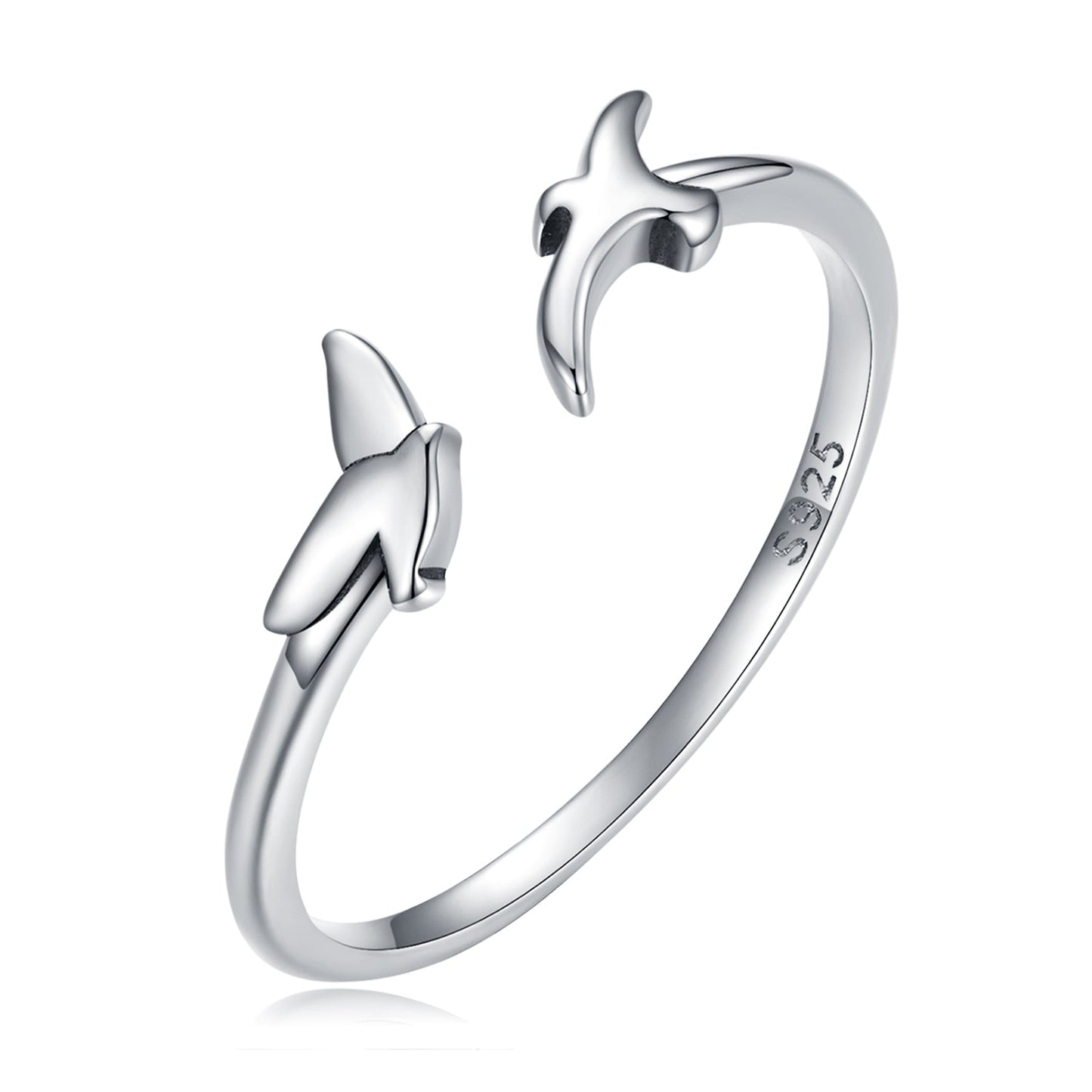 S925 Oxidized Silver 0.15cm Ring