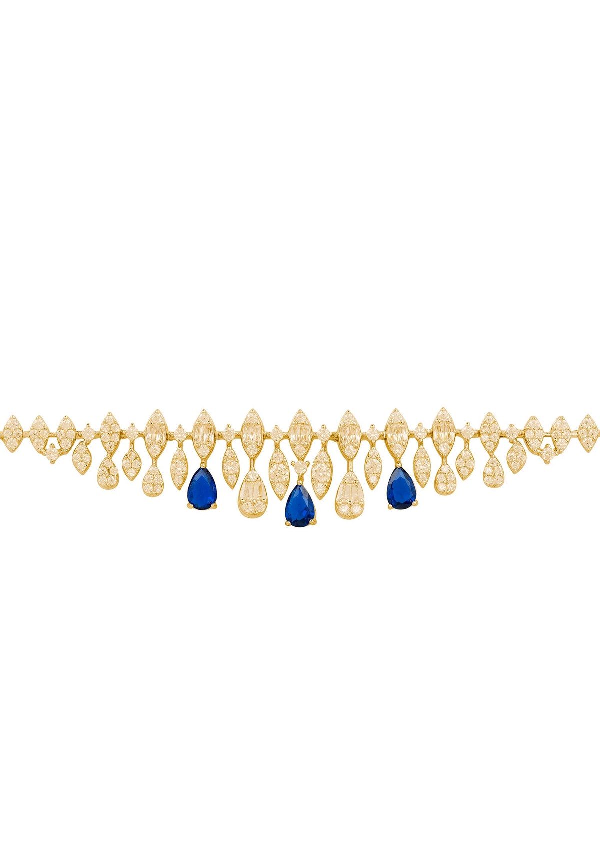 Duchess Sapphire Tennis Bracelet Gold