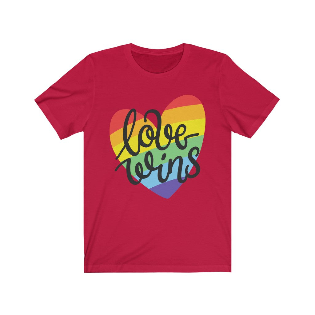 Love Wins Rainbow Heart