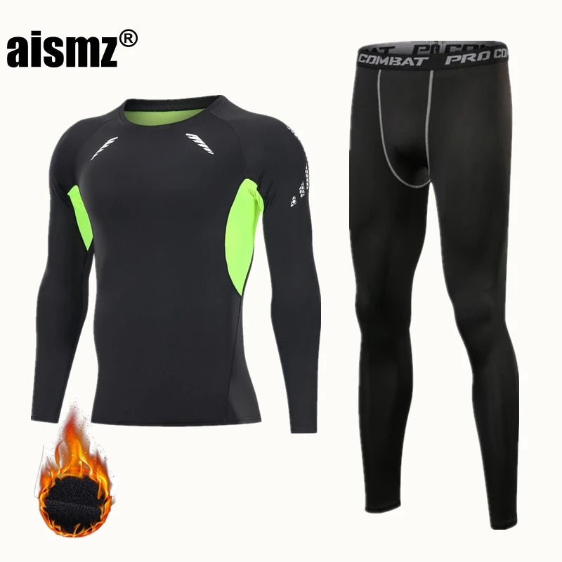 Compression Fleece Winter Long Johns Thermal Underwear