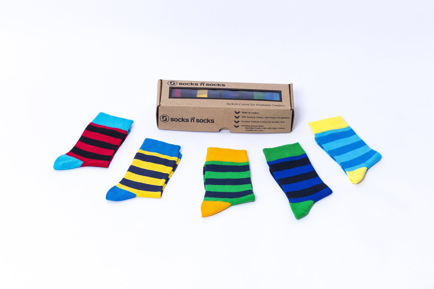 Kids Trendy Stripes Socks