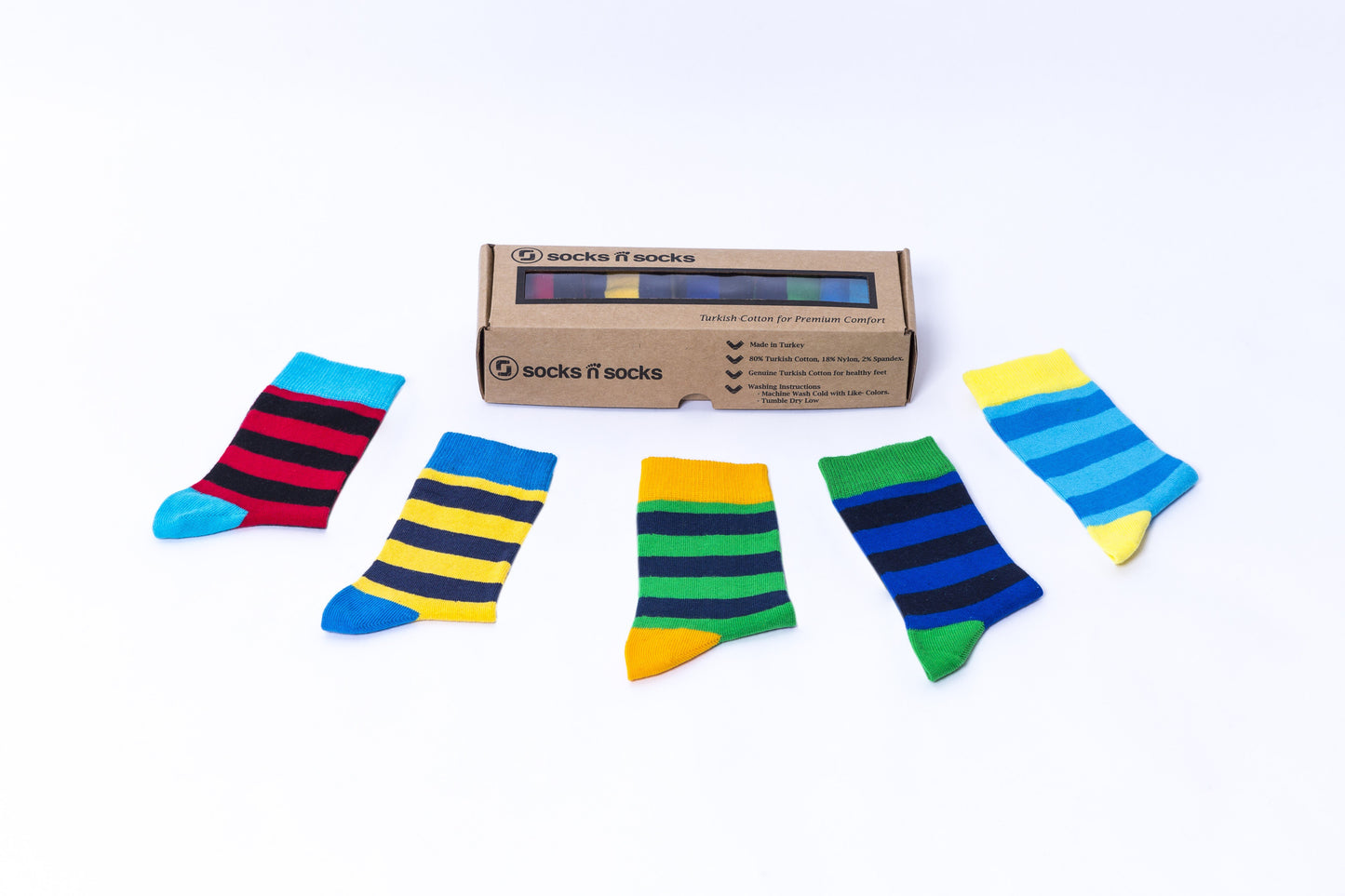 Kids Trendy Stripes Socks