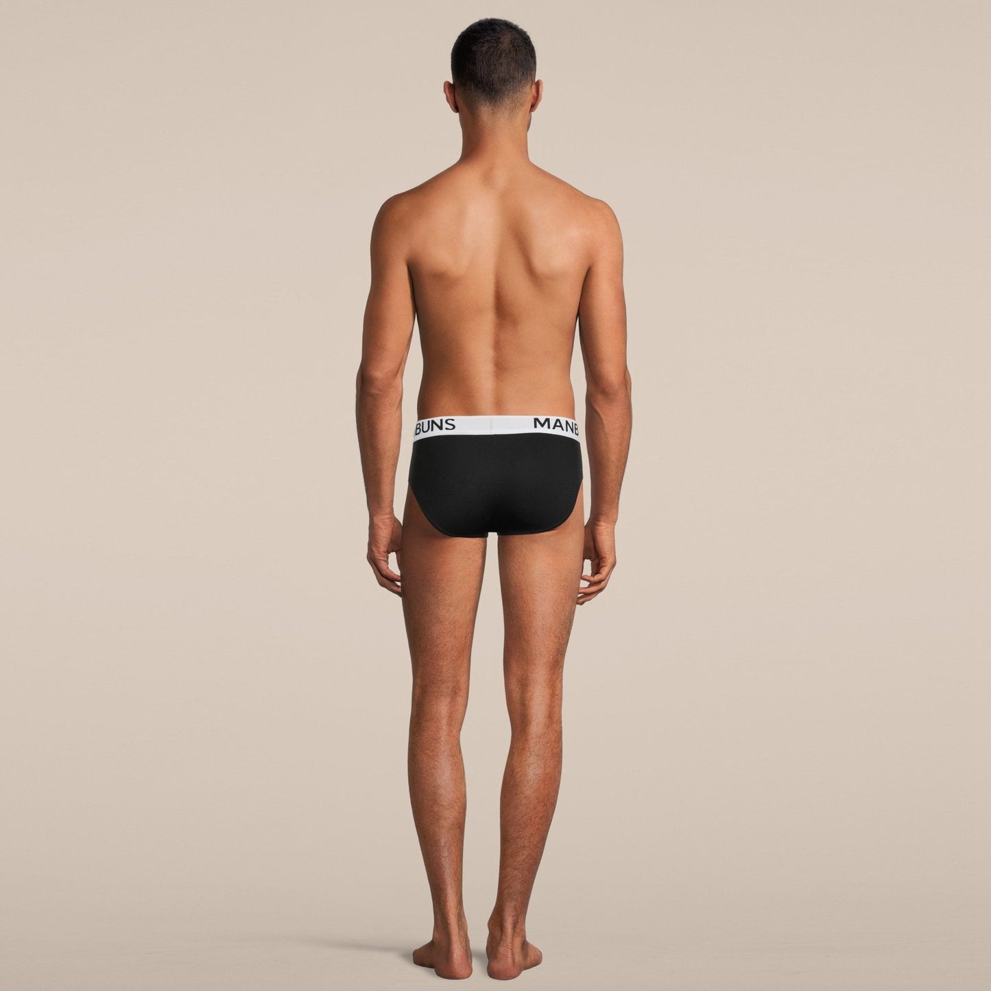 Calzoncillos clásicos negros tipo slip para hombre