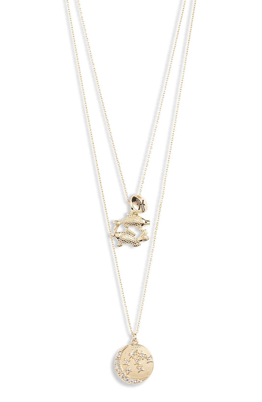 Astrological Charm Necklace - Pisces