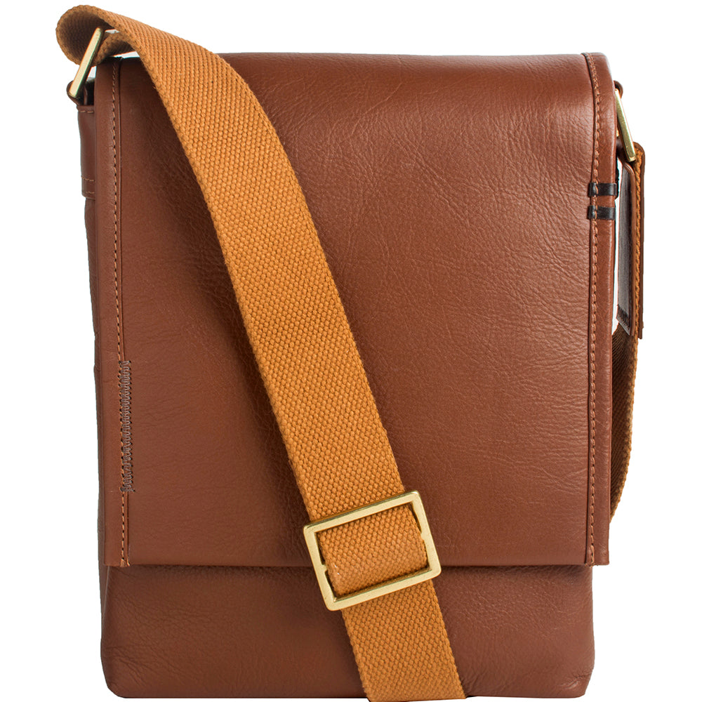 Seattle Unisex Leather Crossbody Messenger