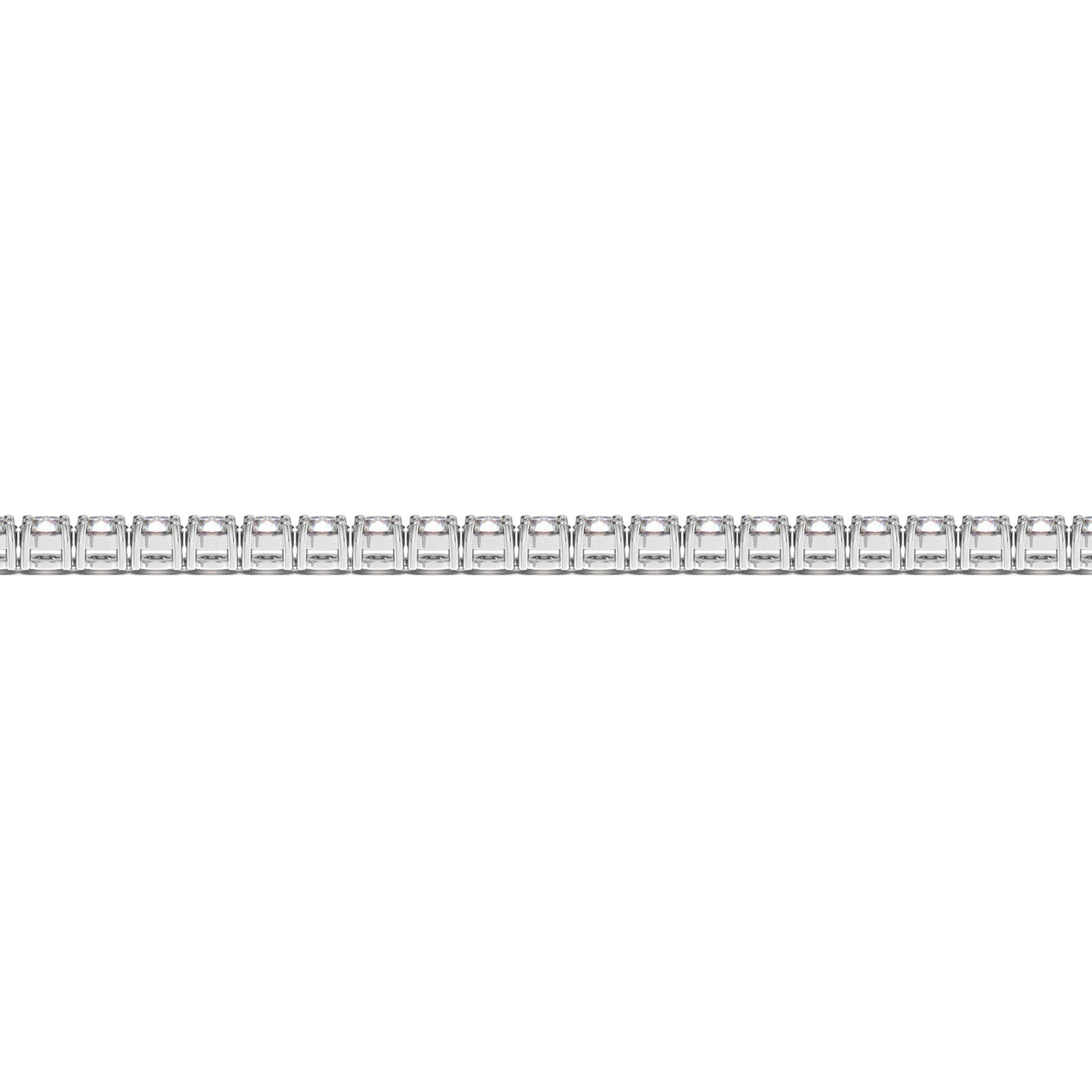 Lab Grown Round Diamond Tennis Bracelet in 14k White Gold (4 cctw F/G  VS2/SI1)
