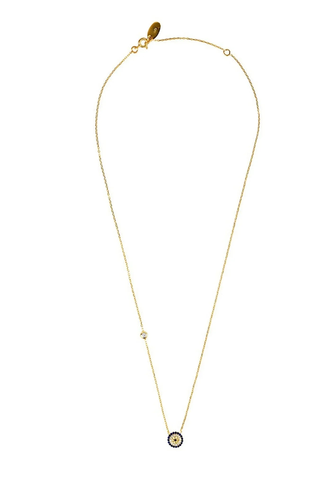 Evil Eye Necklace Gold