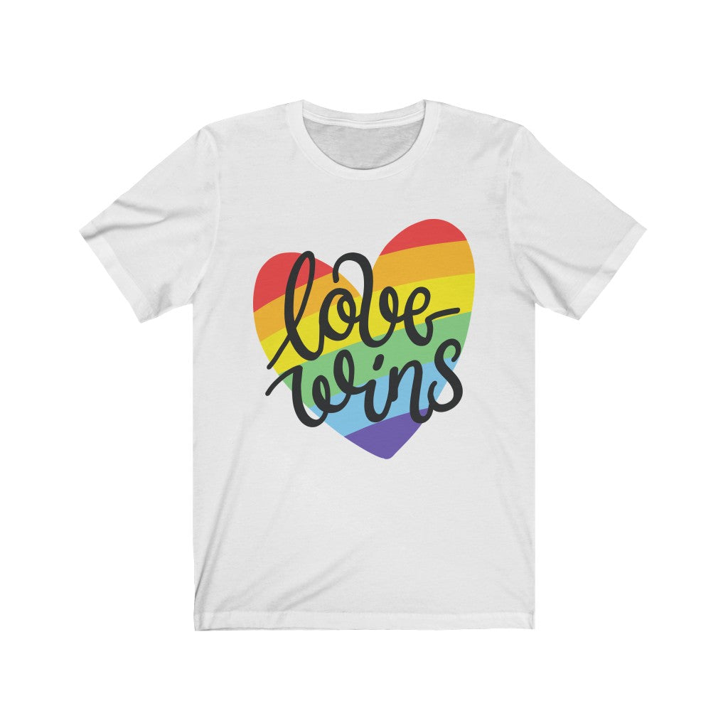 Love Wins Rainbow Heart