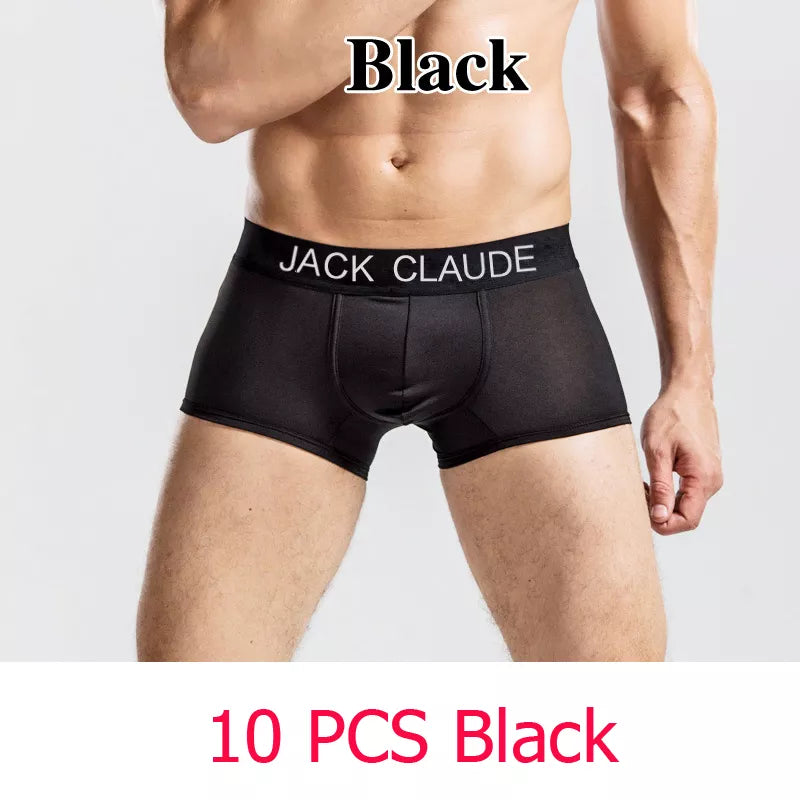 10 calzoncillos tipo bóxer Jack Claude