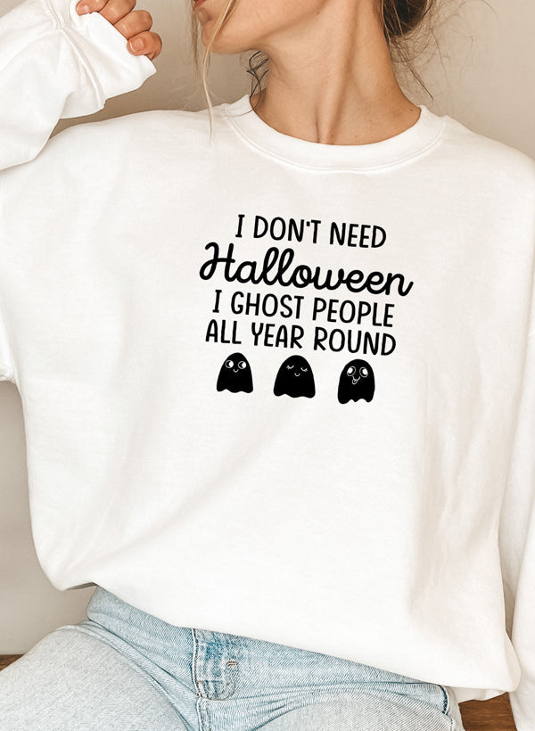 No necesito sudadera de Halloween