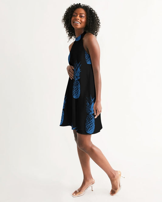 Find Your Coast® Pineapple Halter Dress