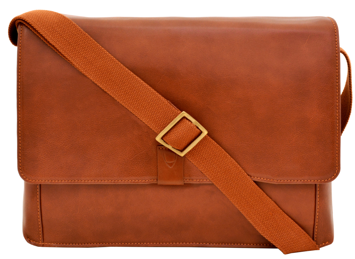 Aiden Leather Business Laptop Messenger Cross Body Bag