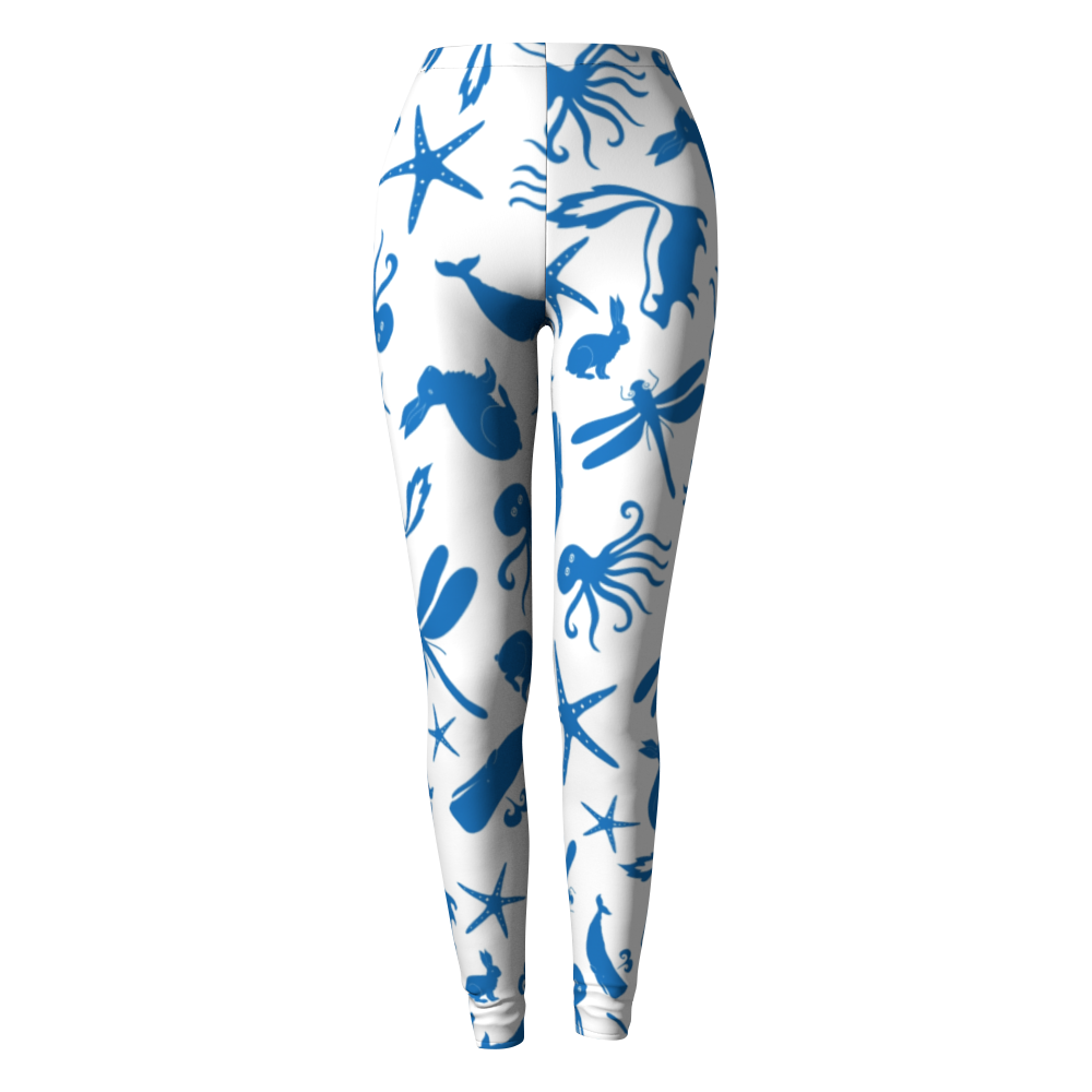 Leggings con múltiples criaturas