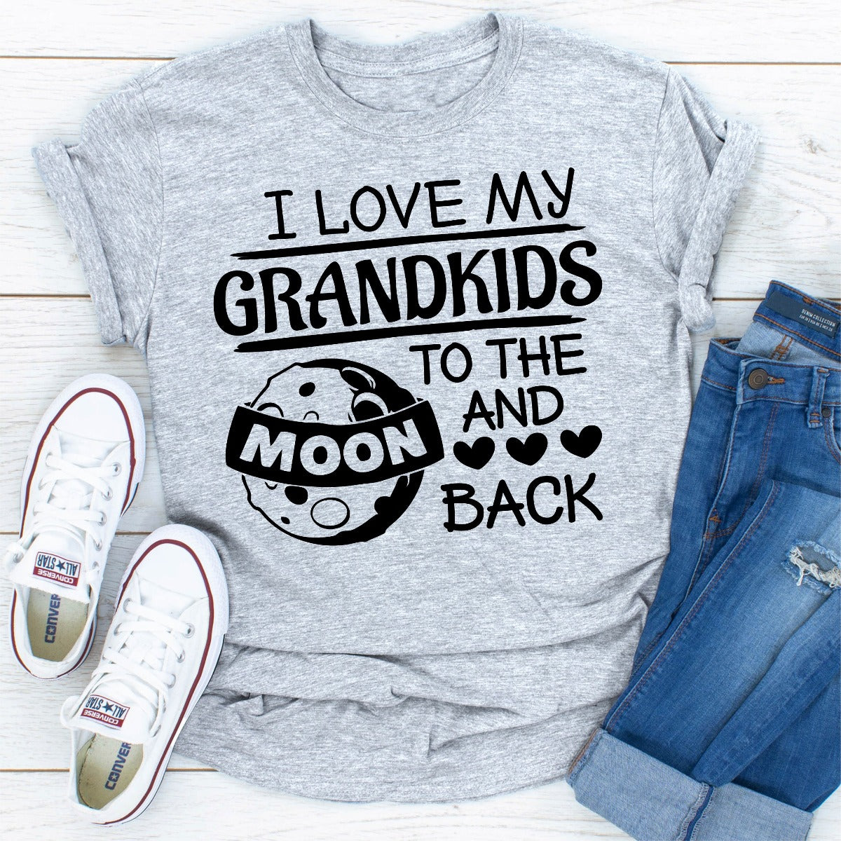 I Love My Grandkids to the Moon and Back T-Shirt