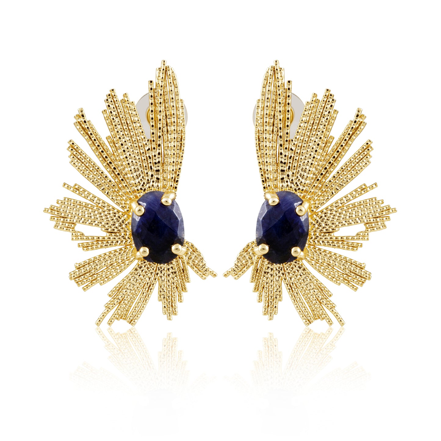 Marielle Earrings - Sapphire
