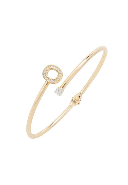 Initial Bangle Gold O