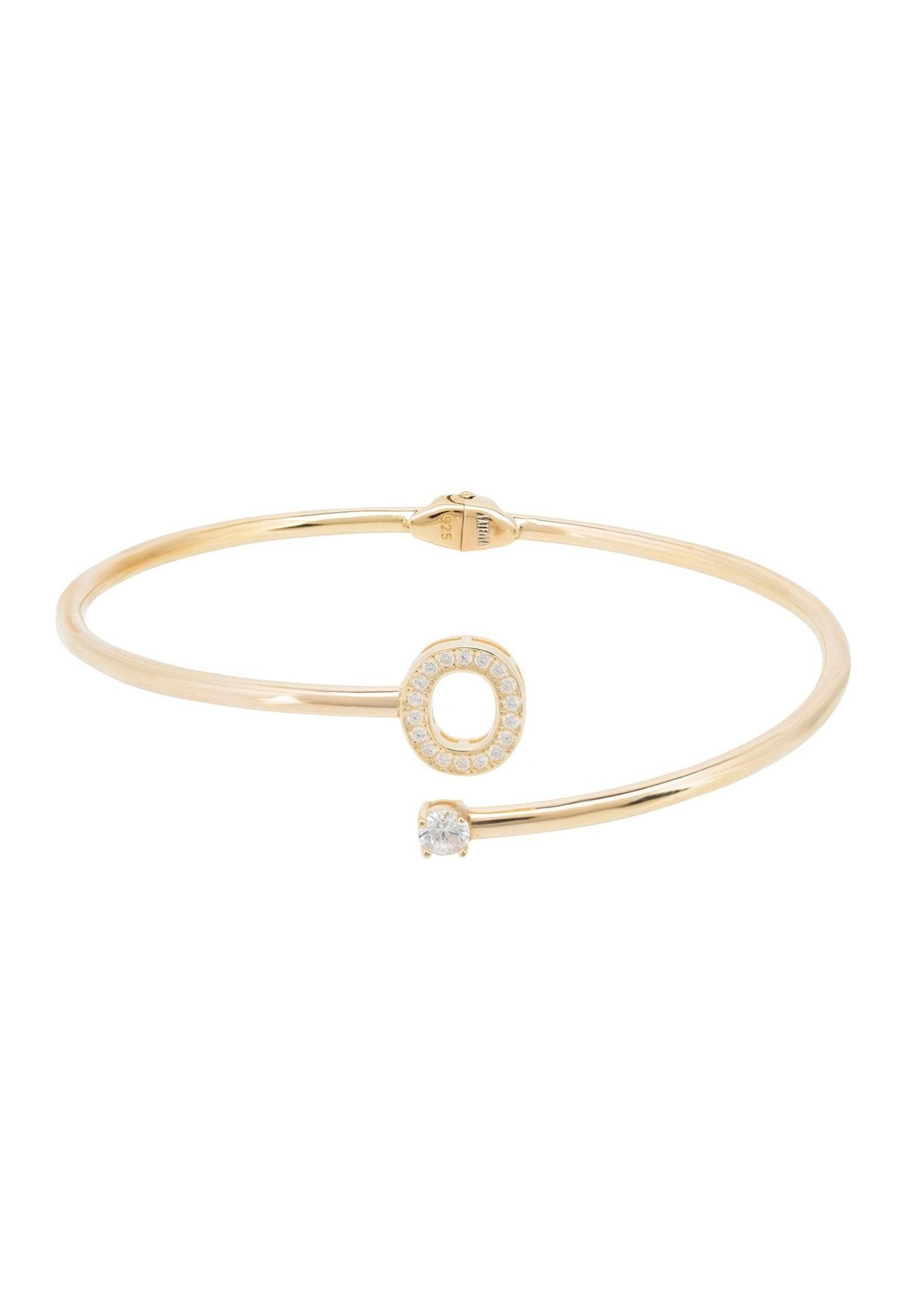 Initial Bangle Gold O